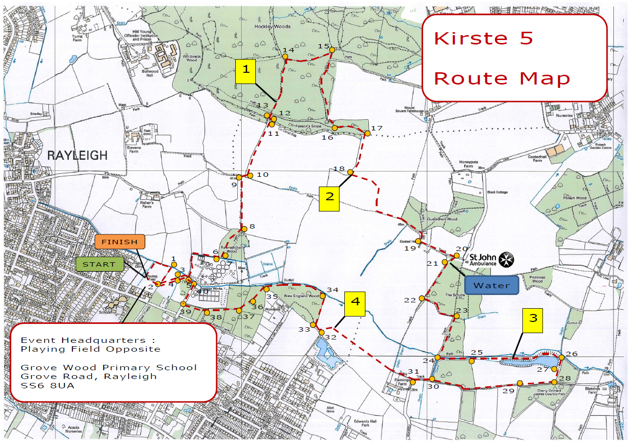 New K5 Route Map 2022